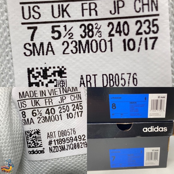 NEW Adidas Lite Racer Womens Sneaker - Picture 10 of 10